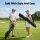 Everfit Lightweight Golf Stand Bag Black for Sunday Pitch and Putt Fits 5-6 Clubs Insulated Pocket Microfibre