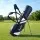 Everfit Lightweight Golf Stand Bag with Dual Backpack Straps Independent Club Dividers PU Nylon Blue