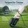 Everfit Lightweight Golf Stand Bag Dual Strap Independent Club Divider Water Ready Microfibre Leather