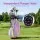 Everfit Holographic Lightweight Golf Stand Bag with Dual Backpack Straps Independent Club Divider Multiple Pockets
