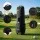 Everfit Golf Travel Bag Flight Cover Foldable 900D Soft Case Smooth Wheels Large Capacity Black 2026