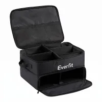 Everfit Golf Trunk Organiser with Ventilated Shoe Compartment Black