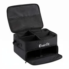 Everfit Golf Trunk Organiser with Ventilated Shoe Compartment Black