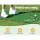 Everfit Portable Golf Practise Mat 80x60cm - Realistic PP Grass, Non-Slip, Indoor/Outdoor Use, Folding Design