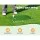 Everfit Golf Hitting Mat 60x30cm Portable Practise Mat with UV-Resistant Faux Grass, Non-Slip Base & Tee Holder