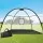 Everfit 3.5m Portable Golf Practise Net with Durable 80G Mesh, Fibreglass Frame, Target Pocket & Carry Bag Black