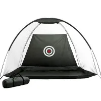 Everfit 3M Portable Golf Practise Net Black, Durable Oxford Mesh, Fibreglass Frame, Large Target, Indoor/Outdoor Use
