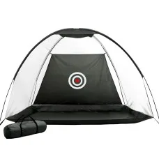 Everfit 3M Portable Golf Practise Net Black, Durable Oxford Mesh, Fibreglass Frame, Large Target, Indoor/Outdoor Use