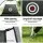 Everfit 3M Portable Golf Practise Net Black, Durable Oxford Mesh, Fibreglass Frame, Large Target, Indoor/Outdoor Use