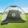 Everfit 3M Golf Practise Net Portable Training Aid with Durable Oxford Mesh, Fibreglass Frame & Carry Bag, Green