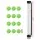 Everfit 12PC Pickleball Collector Set with 90cm Frame, Multi-Ball Retriever, Adjustable Strap & Transparent Hopper