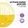 Everfit 12PC Pickleball Set 40-Hole Durable PE Balls 74mm Official Size Indoor Outdoor Green Yellow