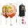 Everfit Pickleball Paddle Set Fibreglass Surface Honeycomb Core 2 Rackets 4 Balls Carry Bag Orange 2026