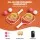 Everfit Pickleball Paddle Set Fibreglass Surface Honeycomb Core 2 Rackets 4 Balls Carry Bag Orange 2026