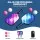 Everfit Fibreglass Pickleball Paddle Set with Honeycomb Core 2 Paddles 4 Balls Carry Bag 700g 40x20x3.2cm