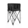 Everfit Foldable Tennis Hopper Cart Holds Up to 150 Tennis Balls, 87cm Stand with Wheels and Carry Bag, Black
