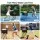Everfit Foldable Tennis Hopper Cart Holds Up to 150 Tennis Balls, 87cm Stand with Wheels and Carry Bag, Black