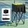 Everfit Foldable Tennis Hopper Cart Holds Up to 150 Tennis Balls, 87cm Stand with Wheels and Carry Bag, Black