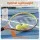 Everfit 23 Inch Tennis Racket Lightweight 200g Aluminium Frame for Adult and Junior Players Orange 16x17 Strings