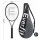 Everfit 27 Inch Tennis Racquet Lightweight Aluminium Beginner Adult Black with Nylon Strings