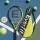 Everfit 27 Inch Tennis Racquet Lightweight Beginner Gold with Cushioned Grip and 16x17 Nylon Strings