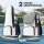 Everfit Foldable Tennis Racket Backpack for 2 Rackets with Shoe Compartment Grey and White