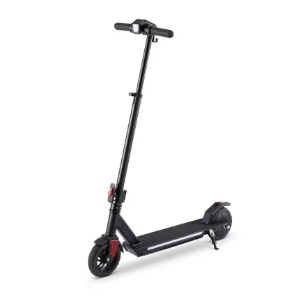 Foldable Electric Scooter 180W 18 km/h Adjustable Height LED Deck Lights Lightweight Aluminium Commuter