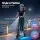 Foldable Electric Scooter 180W 18 km/h Adjustable Height LED Deck Lights Lightweight Aluminium Commuter
