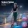 Raw 180W Electric Scooter Foldable Adjustable Height Up to 18 km/h RGB Lights Teens Adults Portable Commuter