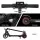 Electric Scooter 130W, 16KM/H, LED Lights, Foldable Aluminium Frame, 5KM Range, Portable, Black, for 120-160cm Riders