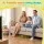 Bestway 91.4cm Kids Trampoline Foldable Rebounder with Foam Handlebar Safety Padding Orange Ages 3+