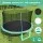 Bestway Xtreme Air 14ft Trampoline 4.27m Dark Green with Safety Net Ladder Anchors QuickSpring for Ages 6+
