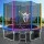 Everfit 10FT Kids Trampoline with Safety Net, Heavy-Gauge Steel Frame, UV-Stabilised Padding, 64 Triple-Rate Springs