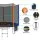 Everfit 8FT Kids Trampoline with Ladder, Safety Net & UV-Stabilised Padding - Robust Steel Frame & Superior Bounce