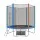 Everfit 6FT Kids Trampoline Rebounder with 60kg Capacity, Enclosure Net, Step Ladder and Storage Bag