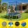 Everfit 6FT Kids Trampoline Rebounder with 60kg Capacity, Enclosure Net, Step Ladder and Storage Bag