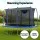 Everfit 12FT Rectangle Kids Trampoline with Basketball Set, Safety Net, UV-Resistant Mat, Galvanised Steel Frame