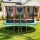 Everfit 12FT Kids Rectangle Trampoline with Basketball Hoop Set, Enclosed Net and 120kg Capacity Blue