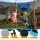 Everfit 12FT Kids Rectangle Trampoline with Basketball Hoop Set, Enclosed Net and 120kg Capacity Blue