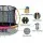 Everfit 10FT Kids Trampoline with Ladder, Safety Net, Basketball Set, UV-Stabilised Padding & Marine-Grade Steel Frame