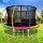 Everfit 12ft Kids Trampoline Rebounder with Safety Net, Basketball Hoop, Heavy-Duty Steel Frame, and UV Protection