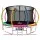 Everfit 12ft Kids Trampoline Rebounder with Safety Net, Basketball Hoop, Heavy-Duty Steel Frame, and UV Protection