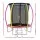 Everfit 6ft Kids Round Trampoline Rebounder with Safety Net, UV-Resistant Mat, Marine-Grade Steel Frame, Ages 3-8