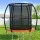Everfit 6FT Kids Trampoline with Ladder, Safety Enclosure Net, Marine-Grade Steel Frame, UV-Resistant, Orange