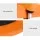 Everfit 6FT Kids Trampoline with Ladder, Safety Enclosure Net, Marine-Grade Steel Frame, UV-Resistant, Orange
