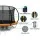 Everfit 8FT Kids Trampoline with Safety Net, Ladder & UV-Tested Anti-Graze Mat - Durable Steel Frame, Orange Rebounder