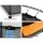 Everfit 4.5FT Kids Trampoline w/ Safety Net & UV-Resistant Mat | Galvanised Frame & Elastic Ropes | Orange | Ages 3-8