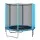 Everfit 6FT Kids Trampoline with Safety Net, UV-Stabilised Padding, Heavy-Duty Steel Frame, Blue, 50kg Capacity