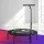 Everfit 40 Inch Foldable Fitness Trampoline with Adjustable Foam Handrail, Heavy Steel Frame, Home Gym Rebounder
