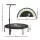 Everfit 40 Inch Foldable Fitness Trampoline with Adjustable Foam Handrail, Heavy Steel Frame, Home Gym Rebounder